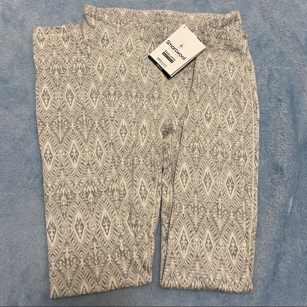SMARTWOOL Merino 250 Grey Leggings XS Base Layer